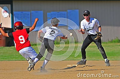 Baseball team work