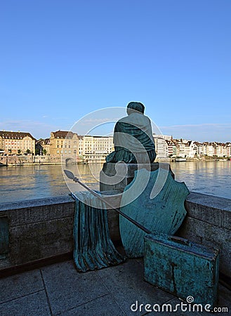 Basel - Helvetia am Rhein
