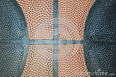 Basketball closeup , texture