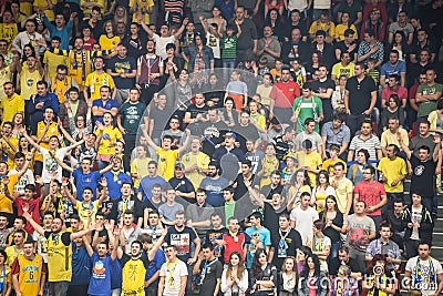 Basketball game - Supporters Cheering