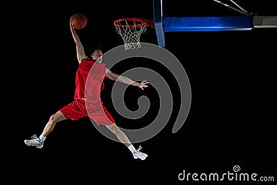 Basketball player portrait