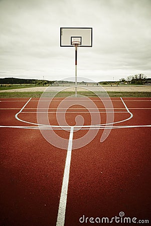 Basketball playground