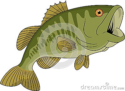 Bass Fish Cartoon Royalty Free Stock Photos - Image: 24673998
