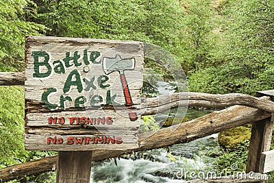 Battle Axe Creek at Opal Creek