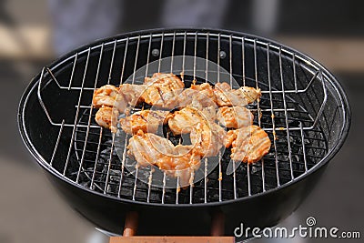 BBQ grilled chicken breasts