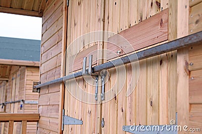 Beach hut security lock