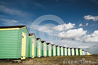 Beach huts