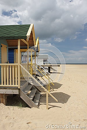 Beach huts