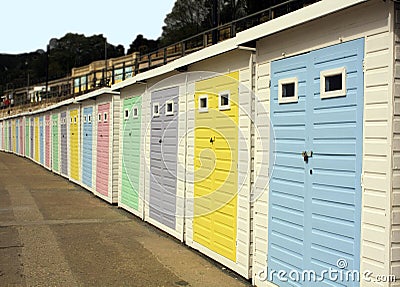 Beach huts