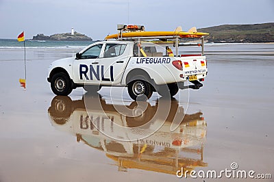 Beach Lifeguard rescue truck