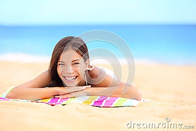 http://thumbs.dreamstime.com/x/beach-summer-woman-sunbathing-enjoying-sun-smiling-lying-down-towel-looking-away-beautiful-pretty-cute-multiracial-asian-38933231.jpg