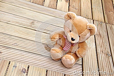 Bear wood decking