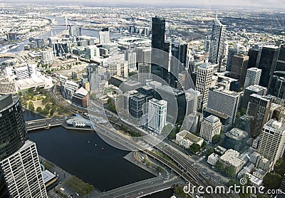 Beautiful cityscape of Melbourne, Australia.