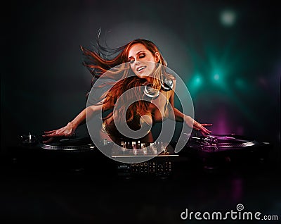 Beautiful DJ girl