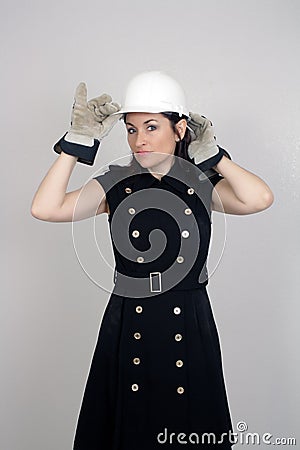 Beautiful Female Construction Worker (5)