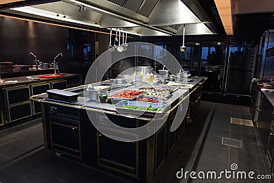 Beautiful kitchen restaurant