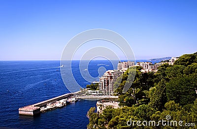 Beautiful landscape Castle and the sea.