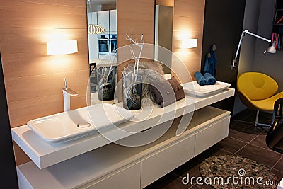 Beautiful Modern Classical Bathroom in Luxury New Home