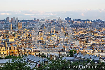 Beautiful Paris up view