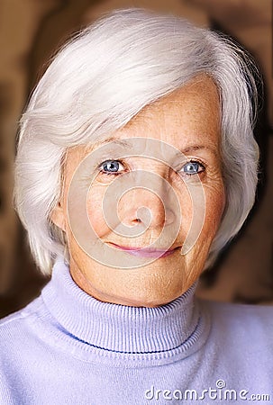 Beautiful senior woman portrait