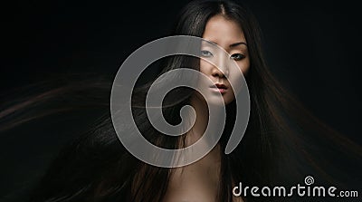 Beautiful young asian woman