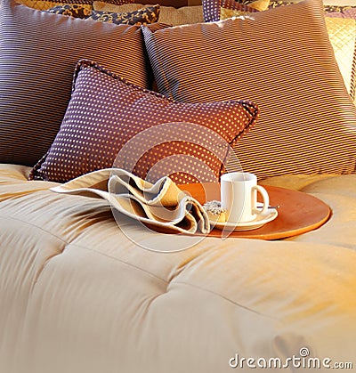 Beautifully cozy bedroom setting
