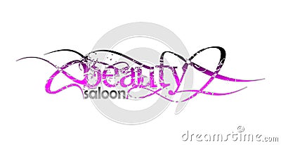 Beauty saloon and fashion logo