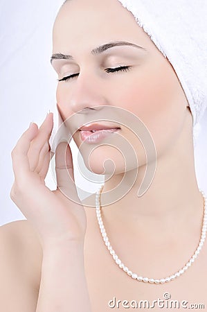 Beauty spa treatment woman