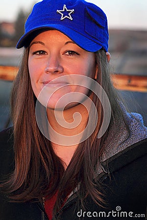 Beauty Wearing Hat