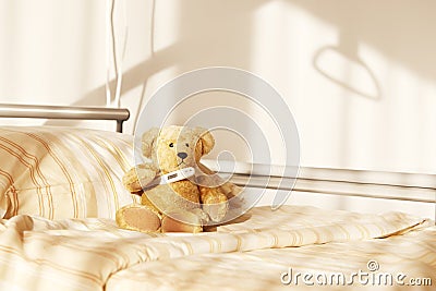 Bed Teddy Bear Hospital