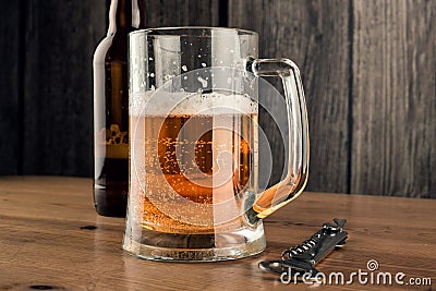 Beer mug and Beer Bottle