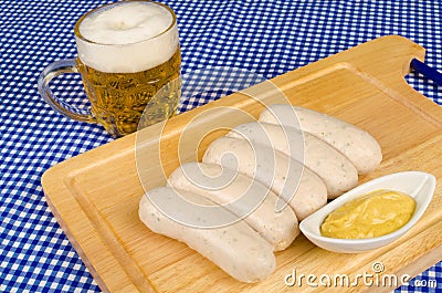Beer and sausages