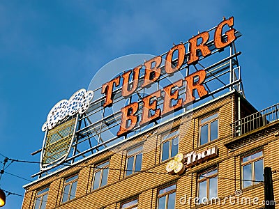 Beer sign in Copenhagen