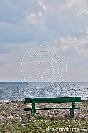 Bench at the sea side