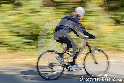 Bicycle on a Bike Path