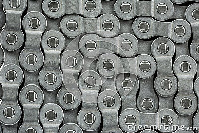 A bicycle chain pattern