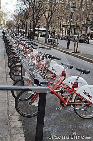 Bicycle sharing in Barcelona