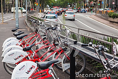 Bicycles in Barcelona