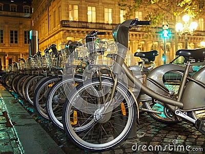 Bicycles in Paris
