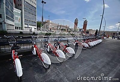 Bicycles rent in Barcelona