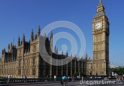 Big ben and houses of parliament in london