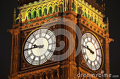 Big Ben At Night Stock Image - Image: 253399