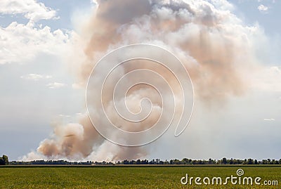 Big cloud of smoke