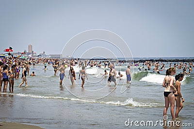 Big Crowds Jersey Shore