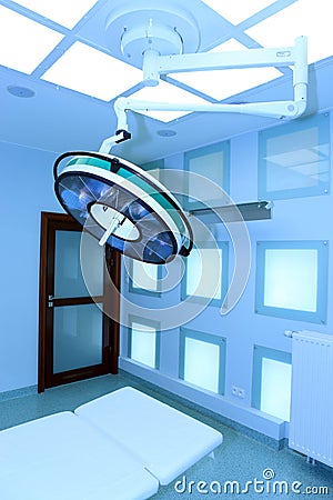 Big surgical lamp in operation theater