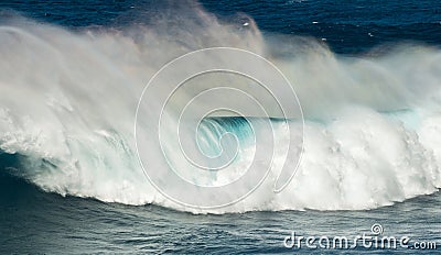 Big waves jaws maui hawaii