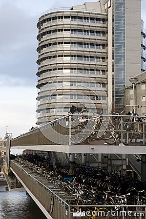 Bike shed in Amsterdam