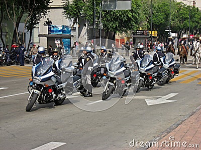 Biker Cops Mexico City
