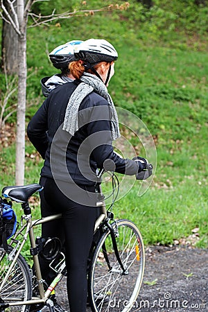 Biker couple