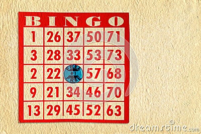 Bingo Card on Parchment